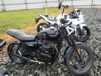  Salvage Triumph Motorcycle Street