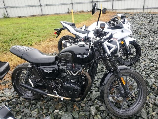  Salvage Triumph Motorcycle Street