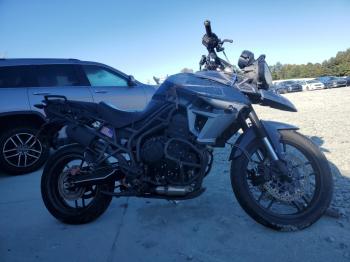  Salvage Triumph Motorcycle Tiger