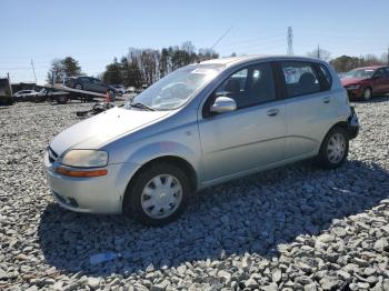  Salvage Chevrolet Aveo