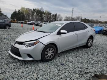  Salvage Toyota Corolla