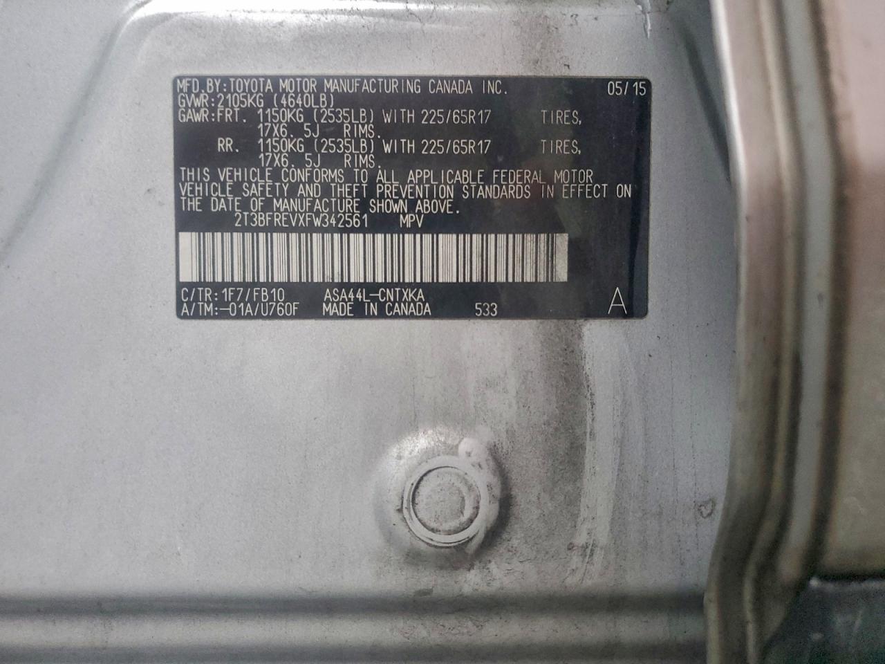 Toyota RAV4 Le Image 9