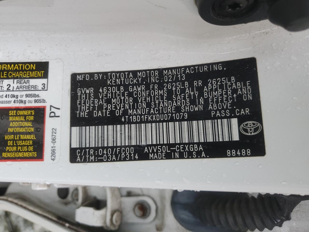 Toyota Camry Hybrid Image 12