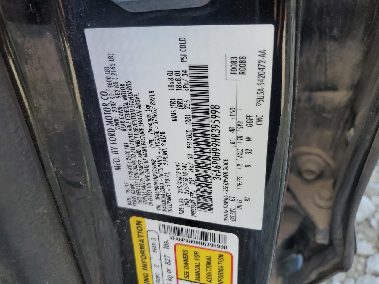 Ford Fusion Se Image 9