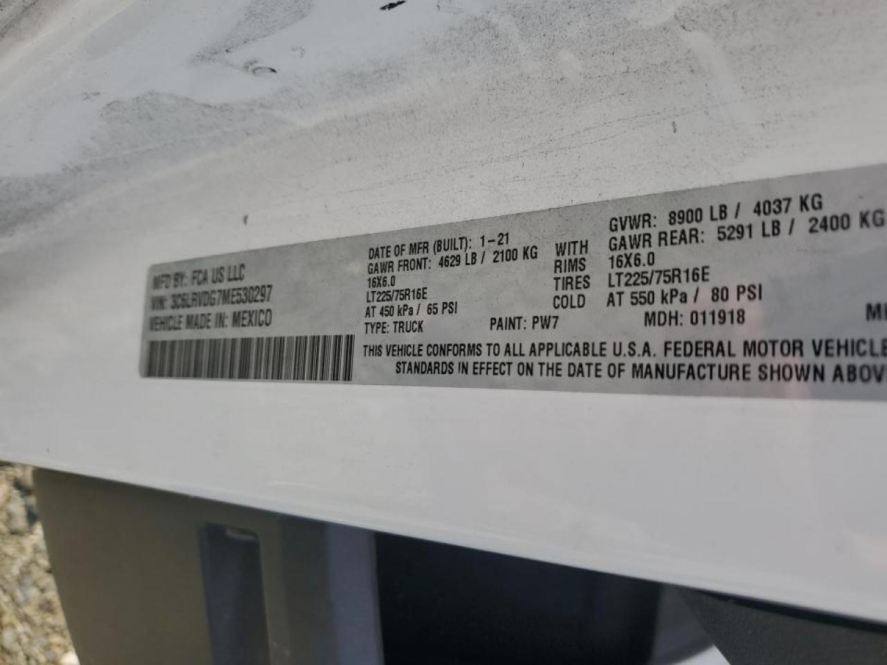 Ram Promaster 2500 High Image 11