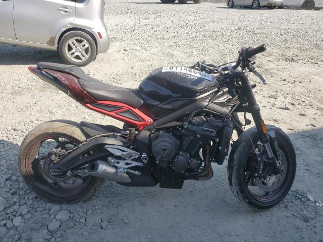  Salvage Triumph Motorcycle Street