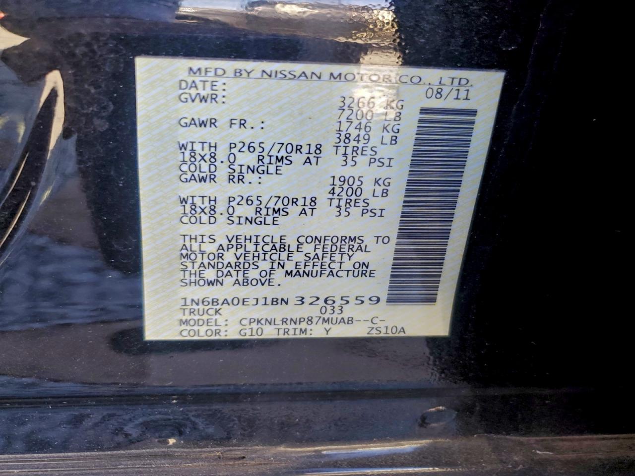 Nissan Titan S Image 5