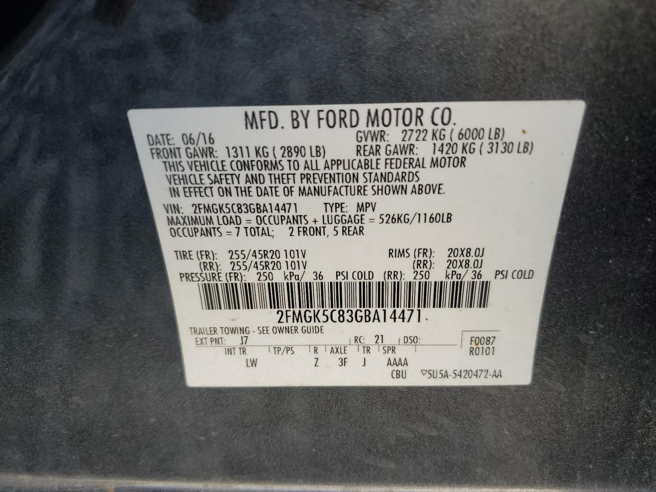 Ford Flex Sel Image 12