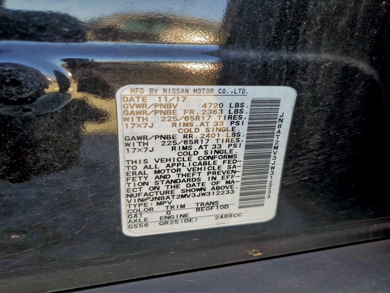 Nissan Rogue S Image 8