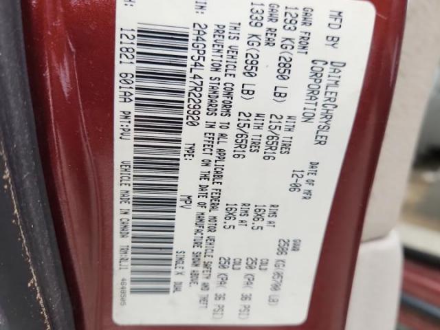 Chrysler Town & Country Touring Image 9