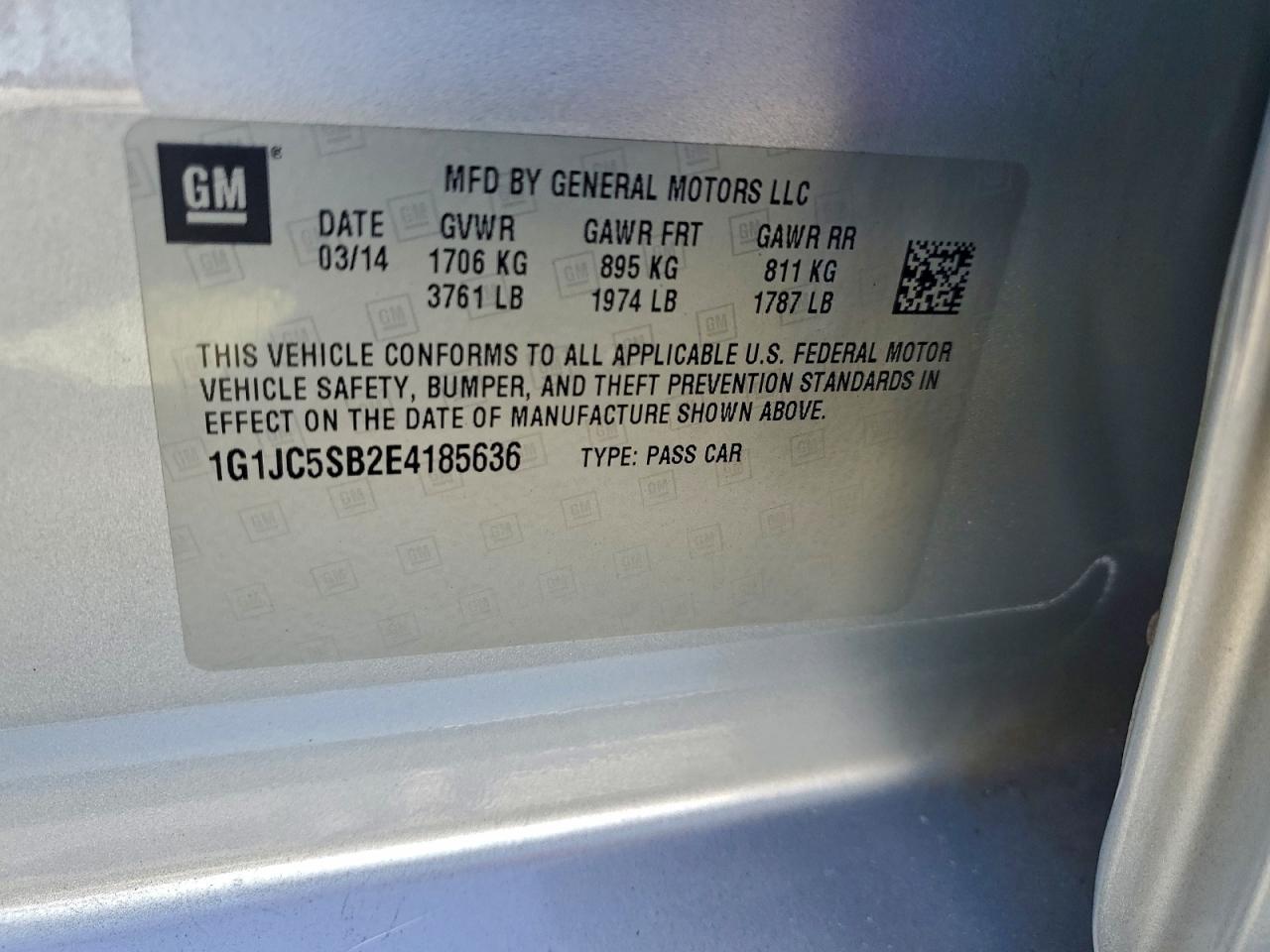 Chevrolet Sonic Lt Image 12