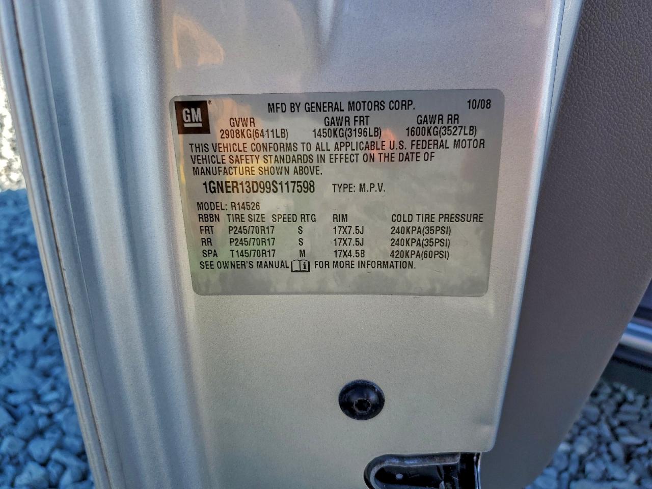 Chevrolet Traverse Ls Image 9