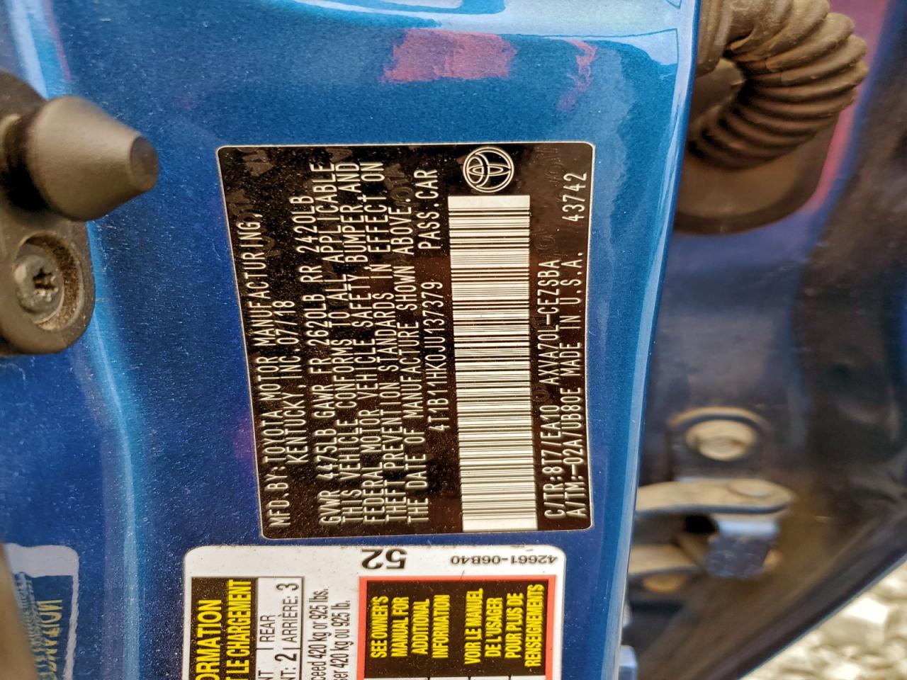 Toyota Camry L Image 11