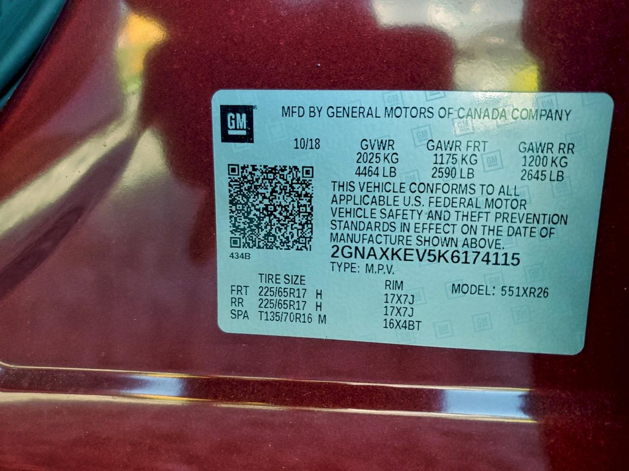 Chevrolet Equinox Lt Image 12