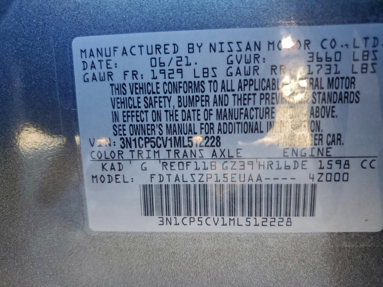 Nissan Kicks Sv Image 11