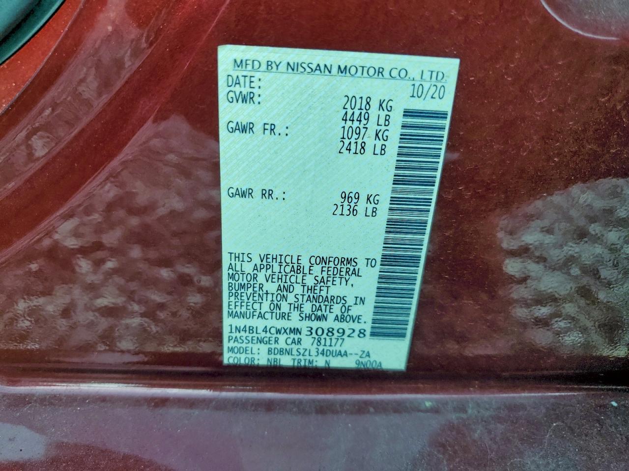 Nissan Altima Sr Image 9