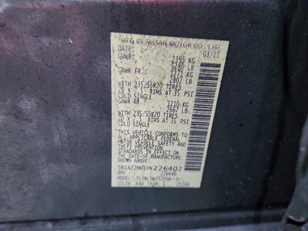 Nissan Murano S Image 5