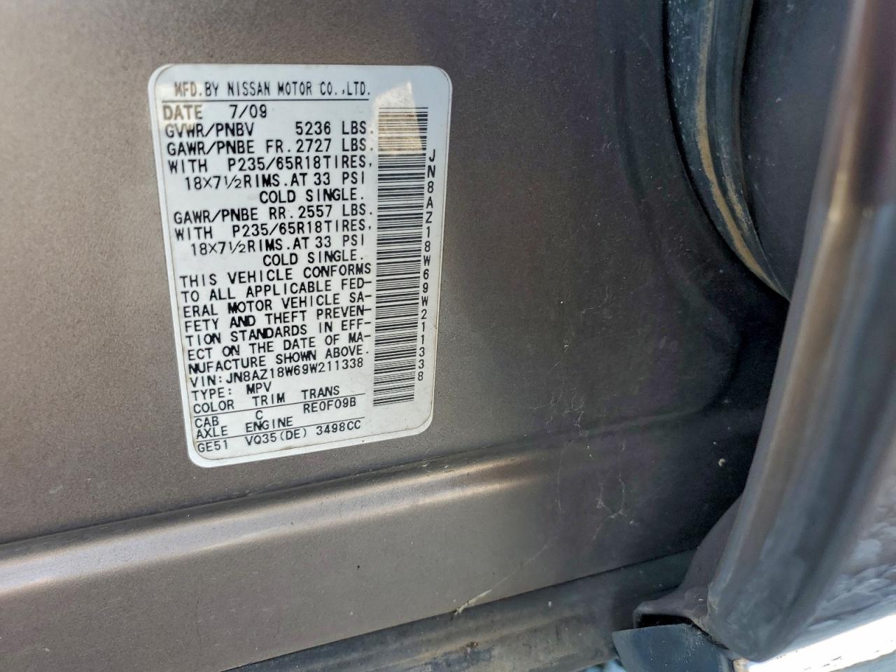 Nissan Murano S Image 9