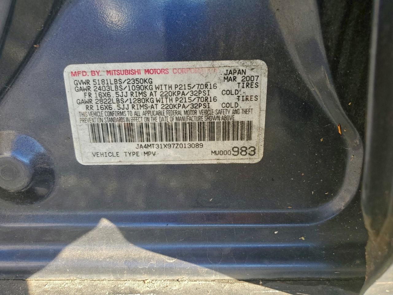 Mitsubishi Outlander Ls Image 4