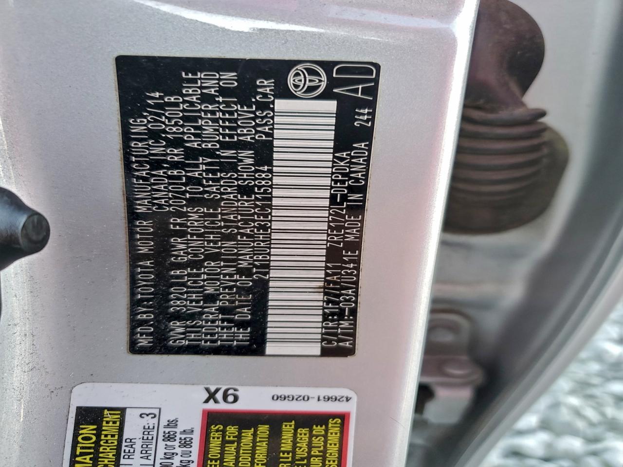 Toyota Corolla L Image 11