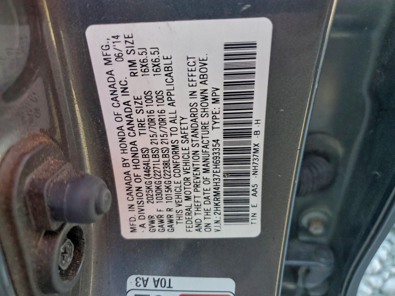 Honda Crv Lx Image 8