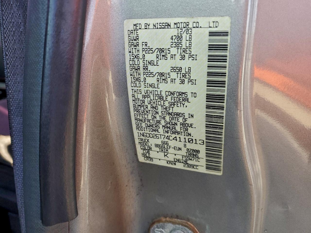 Nissan Frontier King Cab Xe Image 10