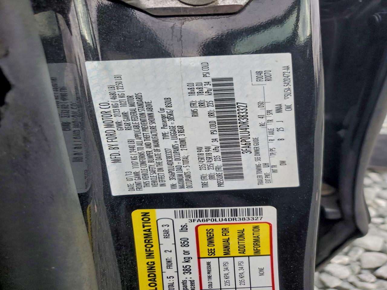 Ford Fusion Se Hybrid Image 7