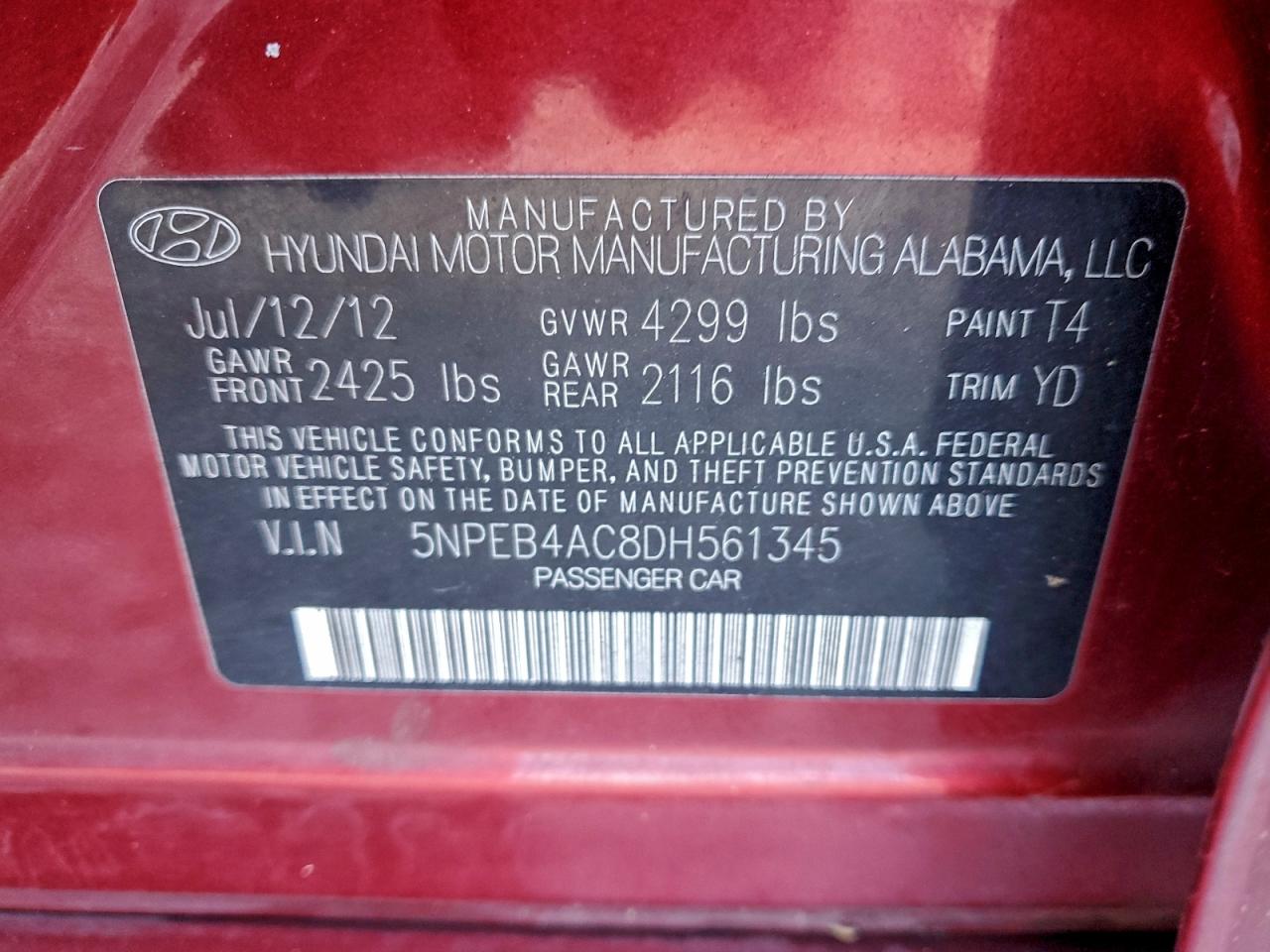 Hyundai SONATA Gls Image 9