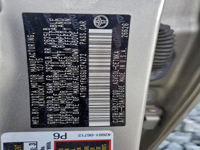 Toyota Camry Le Image 10