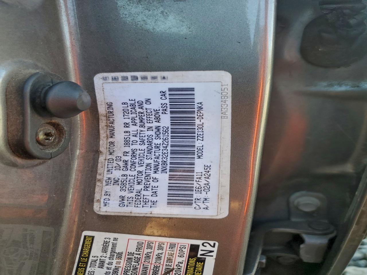 Toyota Corolla Ce Image 5